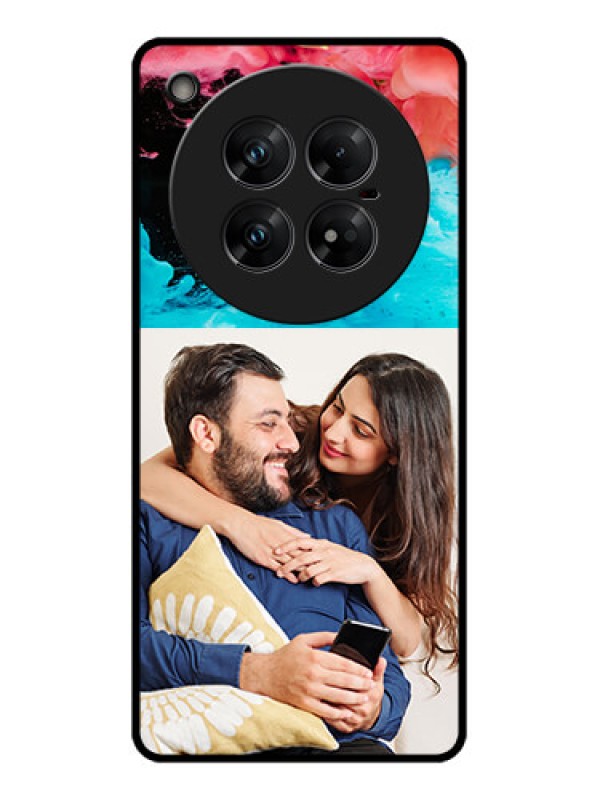 Custom Infinix Zero 40 5G Custom Glass Phone CaseQuote With Acrylic Painting Design