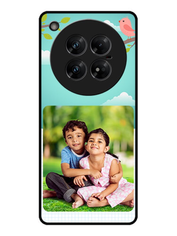 Custom Infinix Zero 40 5G Custom Glass Phone CaseDoodle Love Design