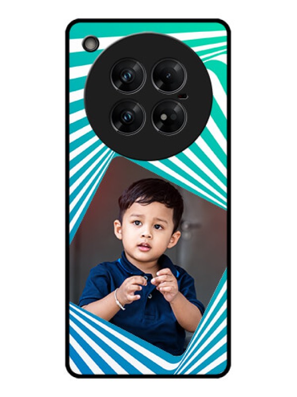 Custom Infinix Zero 40 5G Custom Glass Phone CaseAbstract Spiral Design