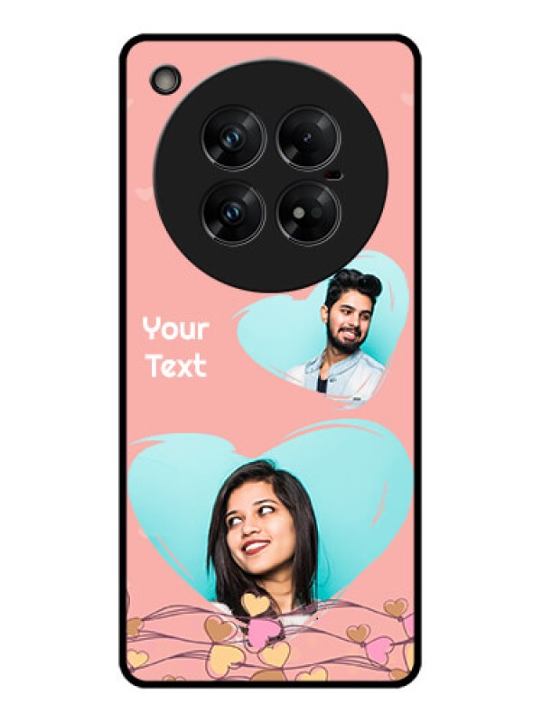 Custom Infinix Zero 40 5G Custom Glass Phone CaseLove Doodle Design