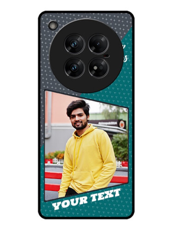 Custom Infinix Zero 40 5G Custom Glass Phone CaseBackground Pattern Design With Quote