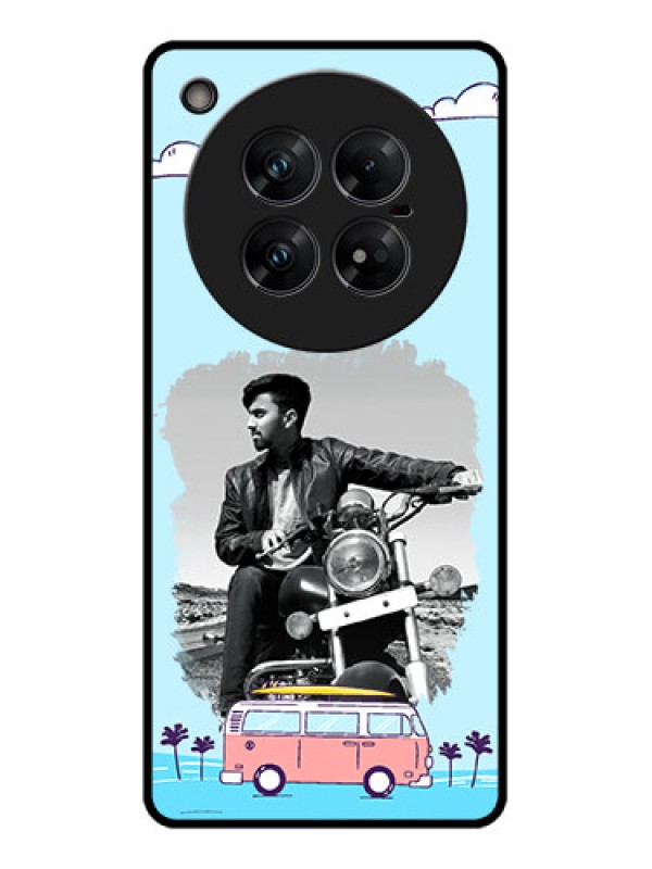 Custom Infinix Zero 40 5G Custom Glass Phone CaseTravel and Adventure Design