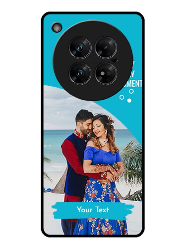 Custom Infinix Zero 40 5G Custom Glass Phone CaseHappy Moment Design