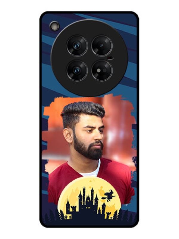 Custom Infinix Zero 40 5G Custom Glass Phone CaseHalloween Witch Design