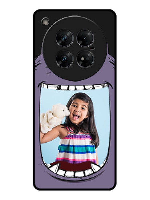 Custom Infinix Zero 40 5G Custom Glass Phone CaseAngry Monster Design