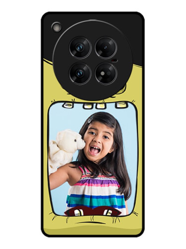 Custom Infinix Zero 40 5G Custom Glass Phone CaseCartoon Monster Back Case Design