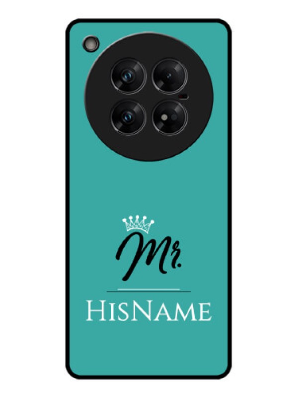 Custom Infinix Zero 40 5G Custom Glass Phone CaseMr With Name Design