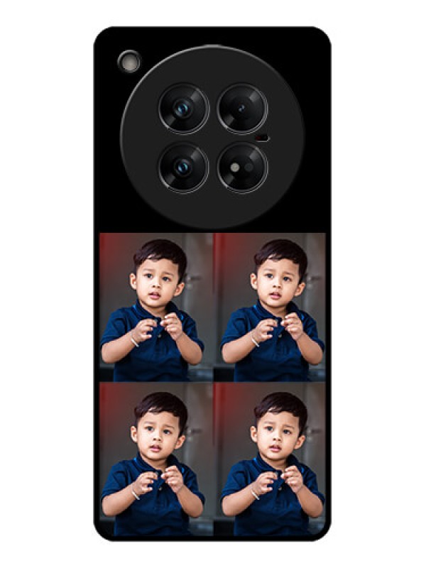 Custom Infinix Zero 40 5G Custom Glass Phone Case4 Image Holder Design