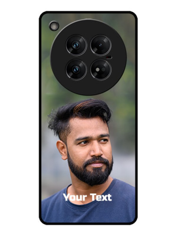 Custom Infinix Zero 40 5G Custom Glass Phone CasePhoto With Text Design