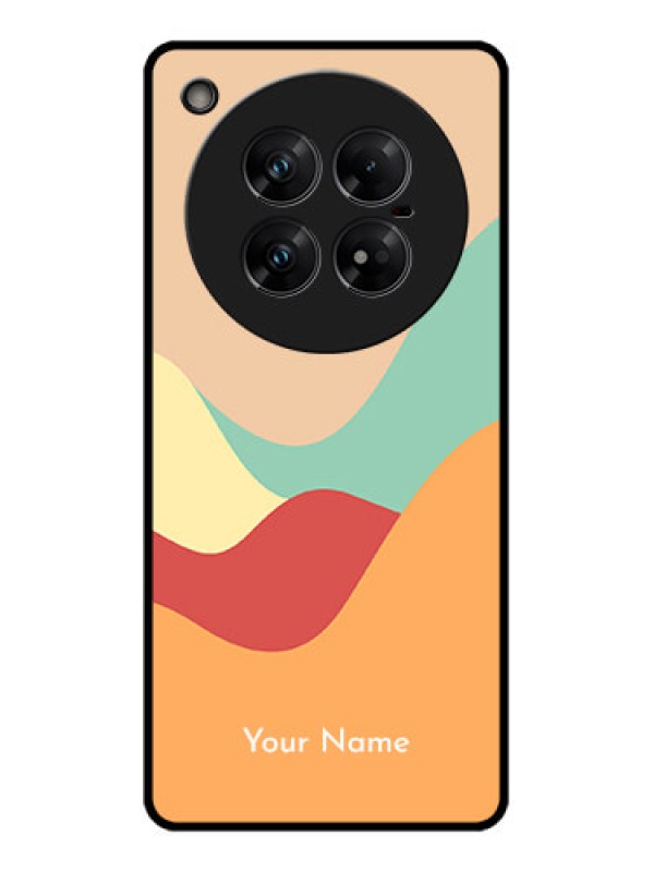 Custom Infinix Zero 40 5G Custom Glass Phone CaseOcean Waves Multi - Colour Design