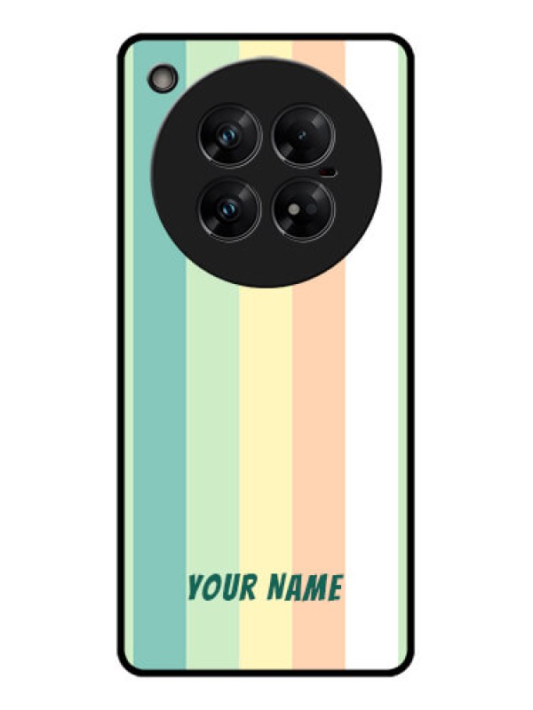 Custom Infinix Zero 40 5G Custom Glass Phone CaseMulti - Colour Stripes Design