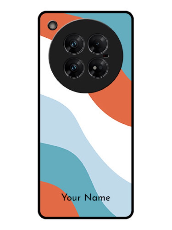 Custom Infinix Zero 40 5G Custom Glass Phone CaseColoured Waves Design