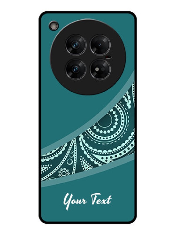 Custom Infinix Zero 40 5G Custom Glass Phone CaseSemi Visible Floral Design