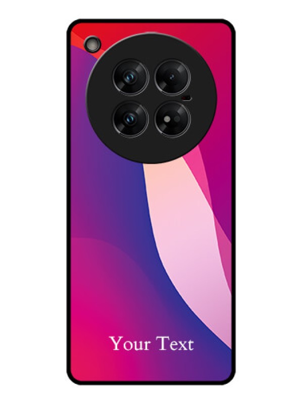 Custom Infinix Zero 40 5G Custom Glass Phone CaseDigital Abstract Overlap Design