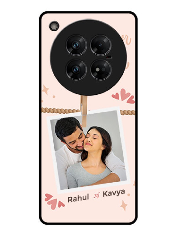 Custom Infinix Zero 40 5G Custom Glass Phone CaseForever And Ever Love Design