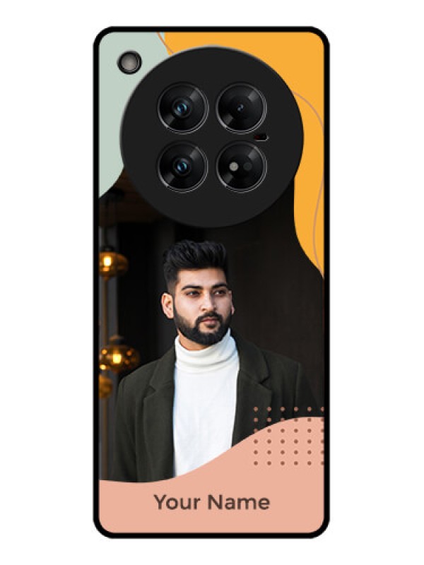 Custom Infinix Zero 40 5G Custom Glass Phone CaseTri - Coloured Overlay Design