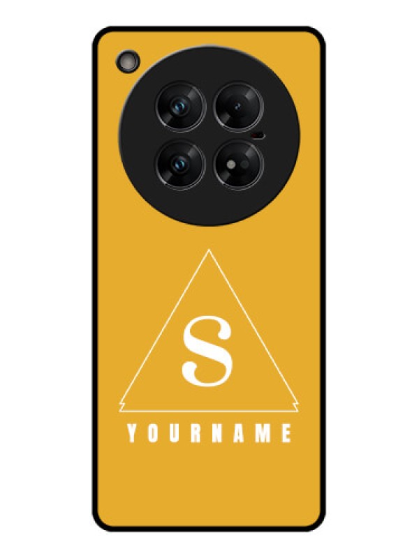 Custom Infinix Zero 40 5G Custom Glass Phone CaseSimple Triangle Design