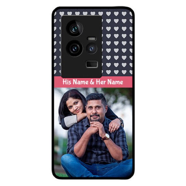 iQOO 11 5G Custom Glass Mobile Case - Love Symbols Design