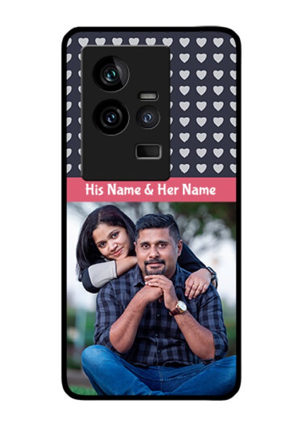 iQOO 11 5G Custom Glass Mobile Case - Love Symbols Design