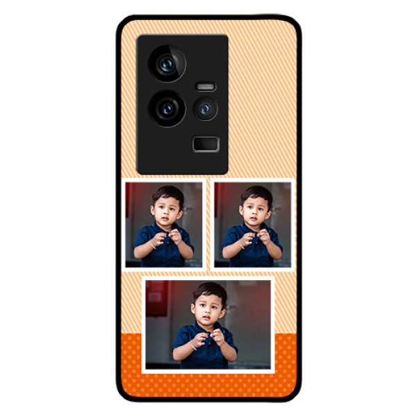 iQOO 11 5G Photo Printing on Glass Case - Bulk Photos Upload Design