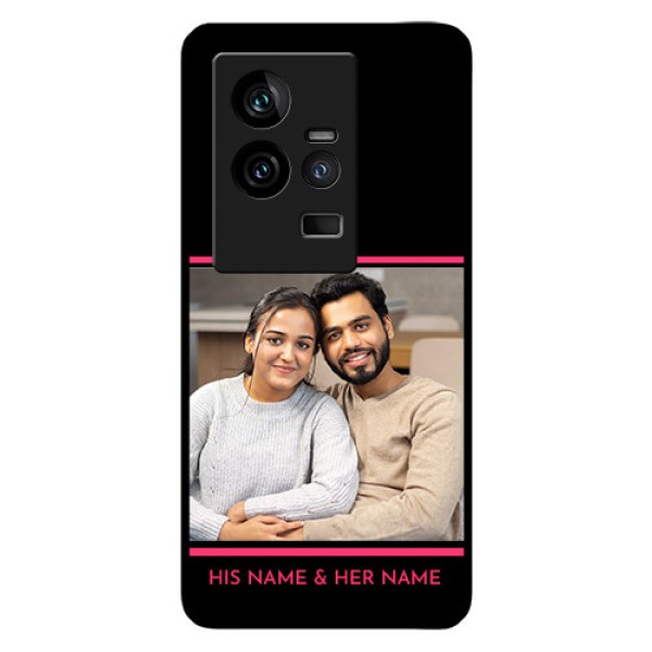 iQOO 11 5G Custom Glass Mobile Case - with Add Text Design