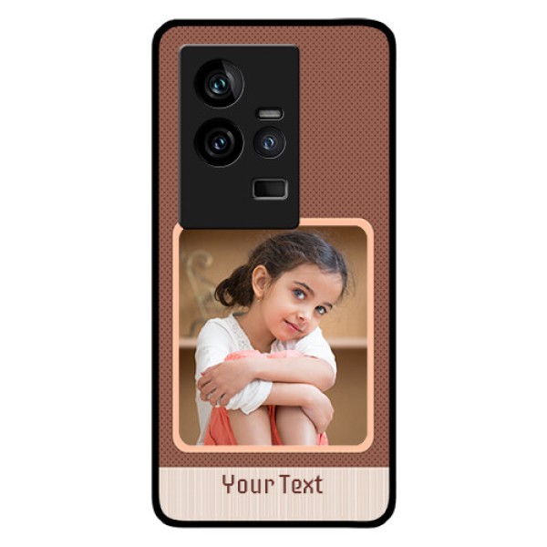 iQOO 11 5G Custom Glass Phone Case - Simple Pic Upload Design
