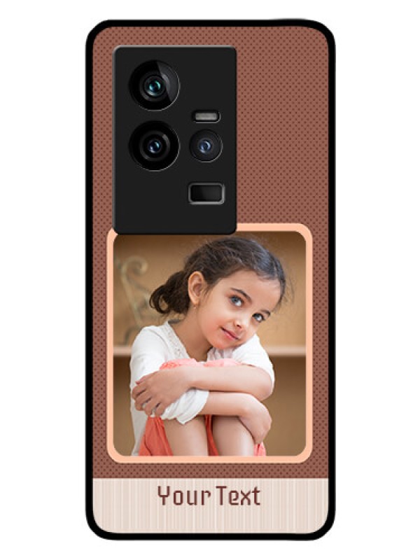Custom iQOO 11 5G Custom Glass Phone Case - Simple Pic Upload Design