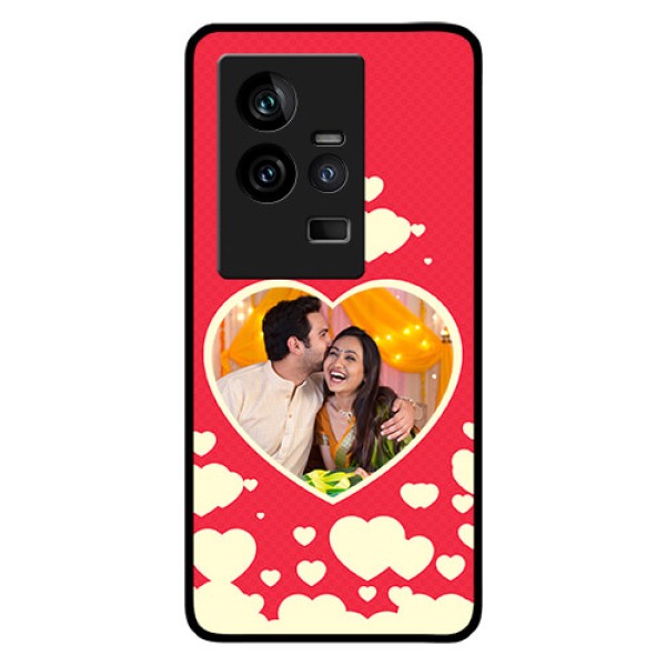iQOO 11 5G Custom Glass Mobile Case - Love Symbols Phone Cover Design