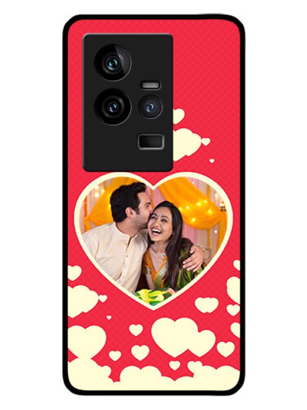 Custom iQOO 11 5G Custom Glass Mobile Case - Love Symbols Phone Cover Design