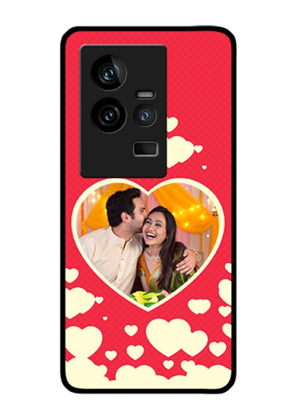 iQOO 11 5G Custom Glass Mobile Case - Love Symbols Phone Cover Design