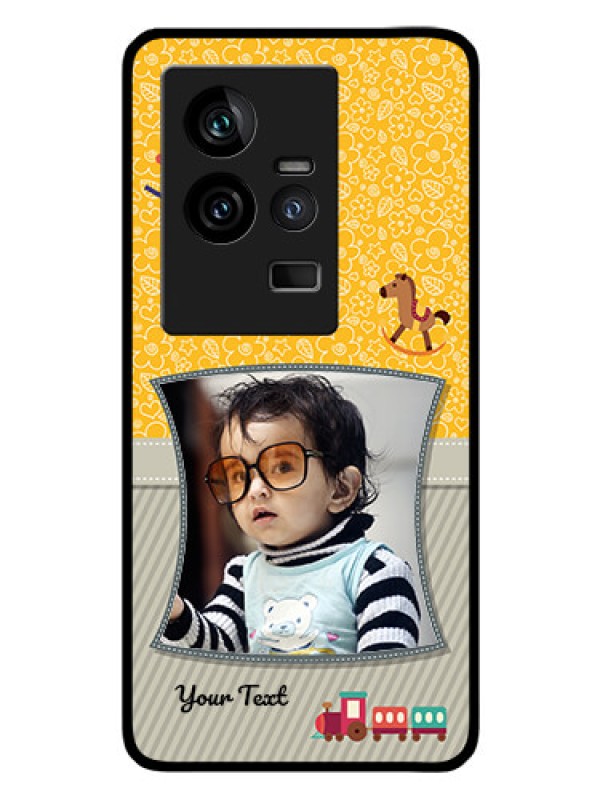 Custom iQOO 11 5G Personalized Glass Phone Case - Baby Picture Upload Design