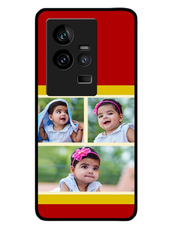 Custom iQOO 11 5G Custom Glass Mobile Case - Multiple Pic Upload Design