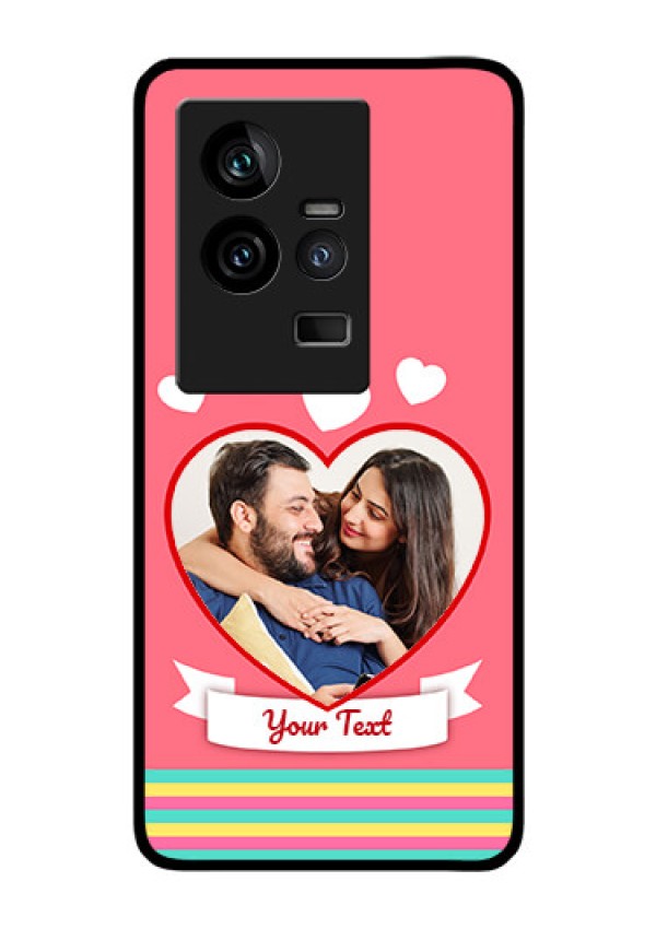 iQOO 11 5G Photo Printing on Glass Case - Love Doodle Design