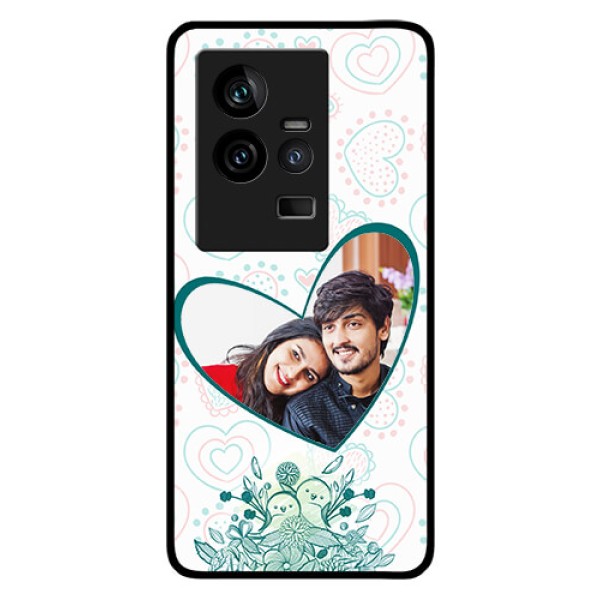 iQOO 11 5G Photo Printing on Glass Case - Premium Couple Design iQOO 11 5G Photo Printing on Glass Case - Premium Couple Design
