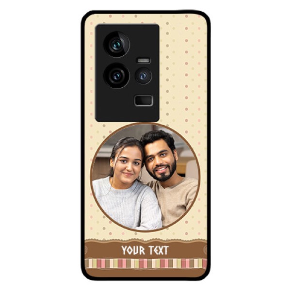 iQOO 11 5G Custom Glass Mobile Case - Brown Dotted Mobile Case Design iQOO 11 5G Custom Glass Mobile Case - Brown Dotted Mobile Case Design