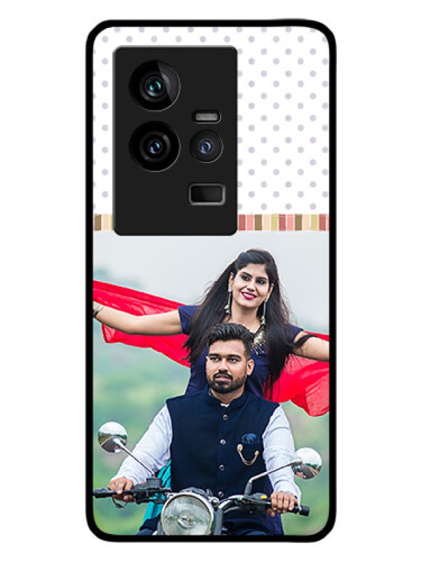 Custom iQOO 11 5G Photo Printing on Glass Case - Cute Family Design