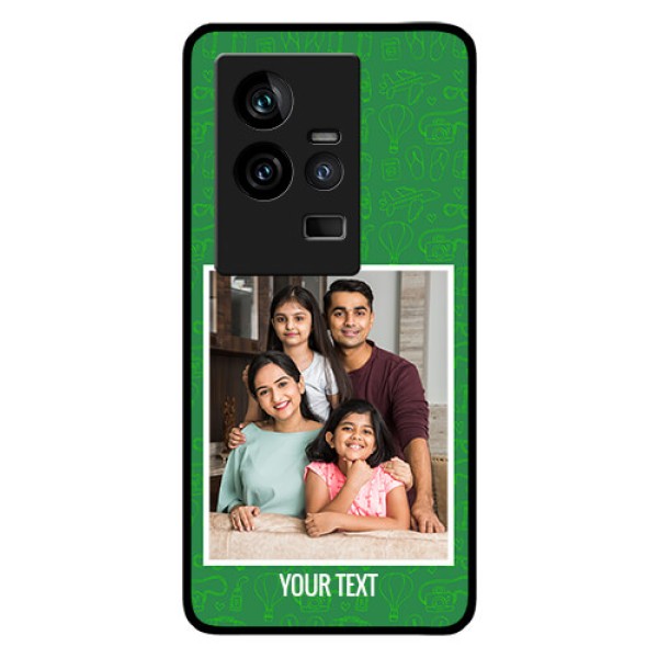 iQOO 11 5G Personalized Glass Phone Case - Picture Upload Design