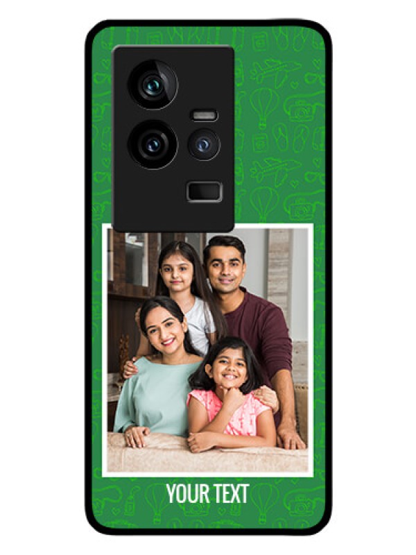 Custom iQOO 11 5G Personalized Glass Phone Case - Picture Upload Design