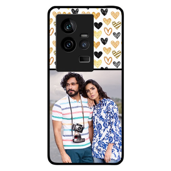 iQOO 11 5G Photo Printing on Glass Case - Love Symbol Design