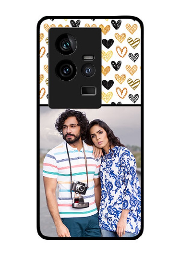 iQOO 11 5G Photo Printing on Glass Case - Love Symbol Design