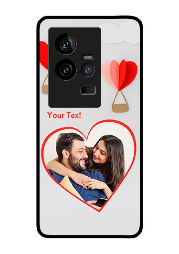 iQOO 11 5G Custom Glass Mobile Case - Parachute Love Design