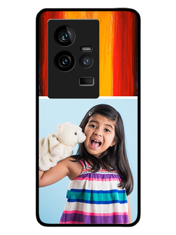Custom iQOO 11 5G Personalized Glass Phone Case - Multi Color Design