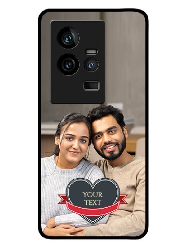 Custom iQOO 11 5G Custom Glass Phone Case - Just Married Couple Design