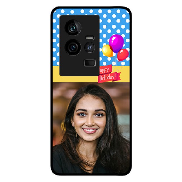iQOO 11 5G Custom Glass Mobile Case - Happy Birthday Design