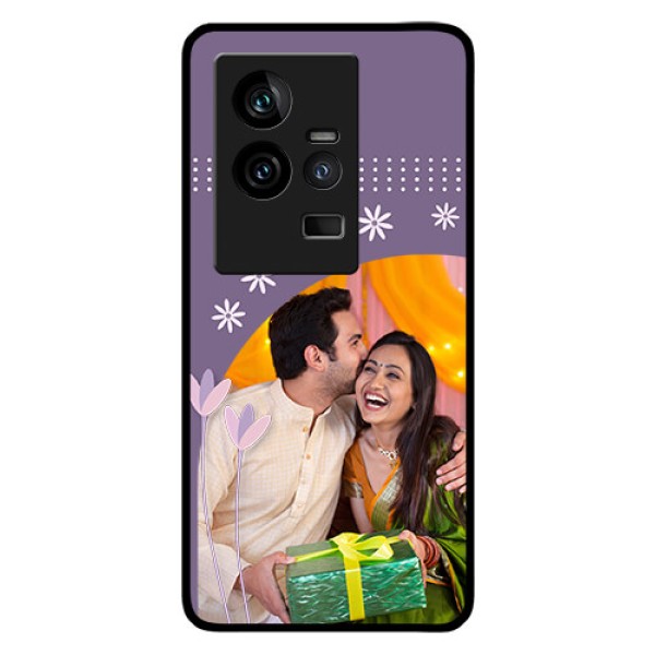iQOO 11 5G Custom Glass Mobile Case - Lavender flowers design