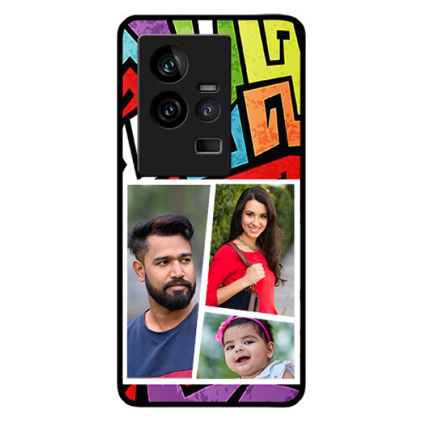 iQOO 11 5G Custom Glass Phone Case - Graffiti pattern Design