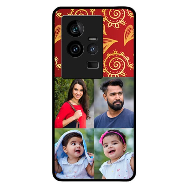 iQOO 11 5G Photo Printing on Glass Case - 4 Image Traditional Design iQOO 11 5G Photo Printing on Glass Case - 4 Image Traditional Design