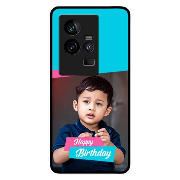iQOO 11 5G Personalized Glass Phone Case - Image Holder with 2 Color Design iQOO 11 5G Personalized Glass Phone Case - Image Holder with 2 Color Design