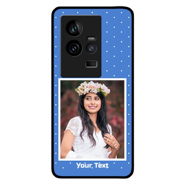 iQOO 11 5G Photo Printing on Glass Case - Polka dots design