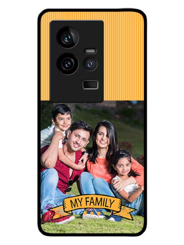 Custom iQOO 11 5G Custom Glass Phone Case - My Family Design